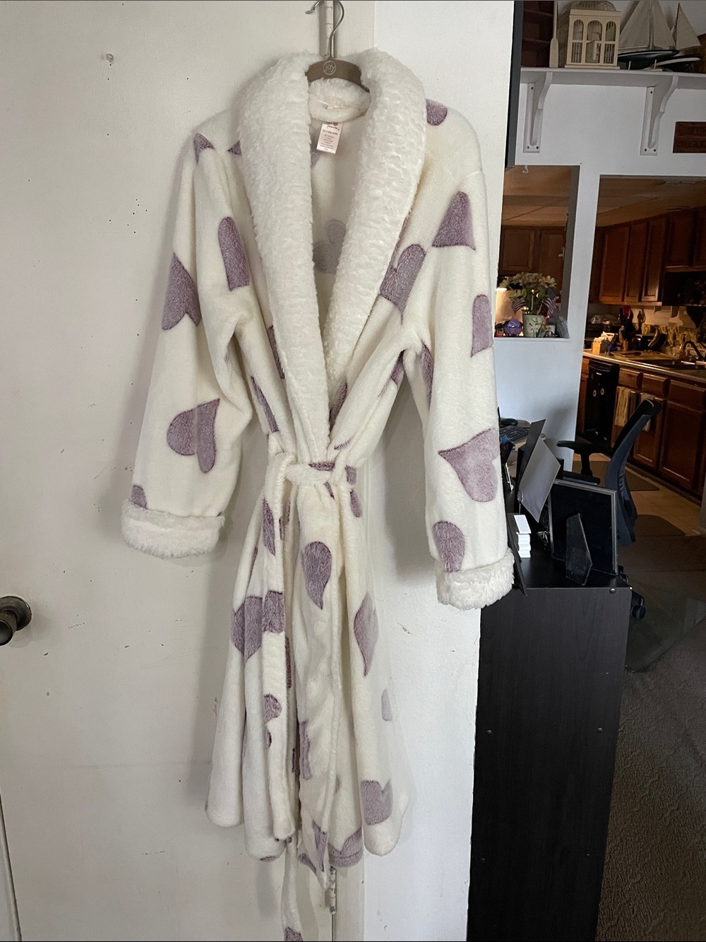 Women’s Secret Treasures Robe with Hearts 2X